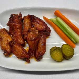 crispy honey-hot chicken wings